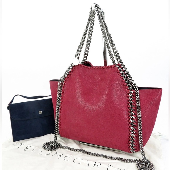Stella McCartney Handbags - Stella McCartney Red Chain Tote Bag with Dust bag and small pouch